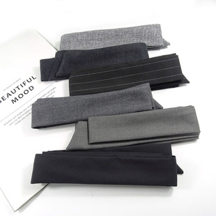 收腰蝴蝶结腰带绑条布条 简约时尚 百搭纯色西装 面料腰带布条