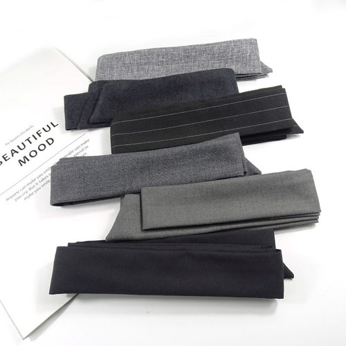 百搭风纯色西装蝴蝶结腰带