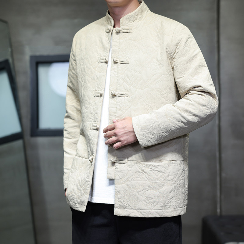 2025秋冬风男装唐装汉服夹克外套棉衣大码C229-Y1117-P125,男装夹克,电商C229