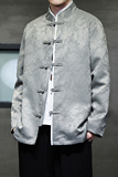 2024春夏新款风男装提花中式唐装汉服夹克外套C229-Y992-P100，男装夹克，电商C229
