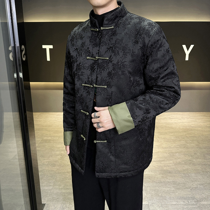 2024秋冬风男装棉衣棉袄中式盘扣唐装汉服C229-MY800-P150,男装棉衣,电商C229