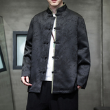 2025秋冬风男装中式复古唐装汉服夹克外套大码C229-Y992-P100，男装夹克，电商C229