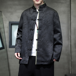 2025秋冬风男装中式复古唐装汉服夹克外套大码C229-Y992-P100图片