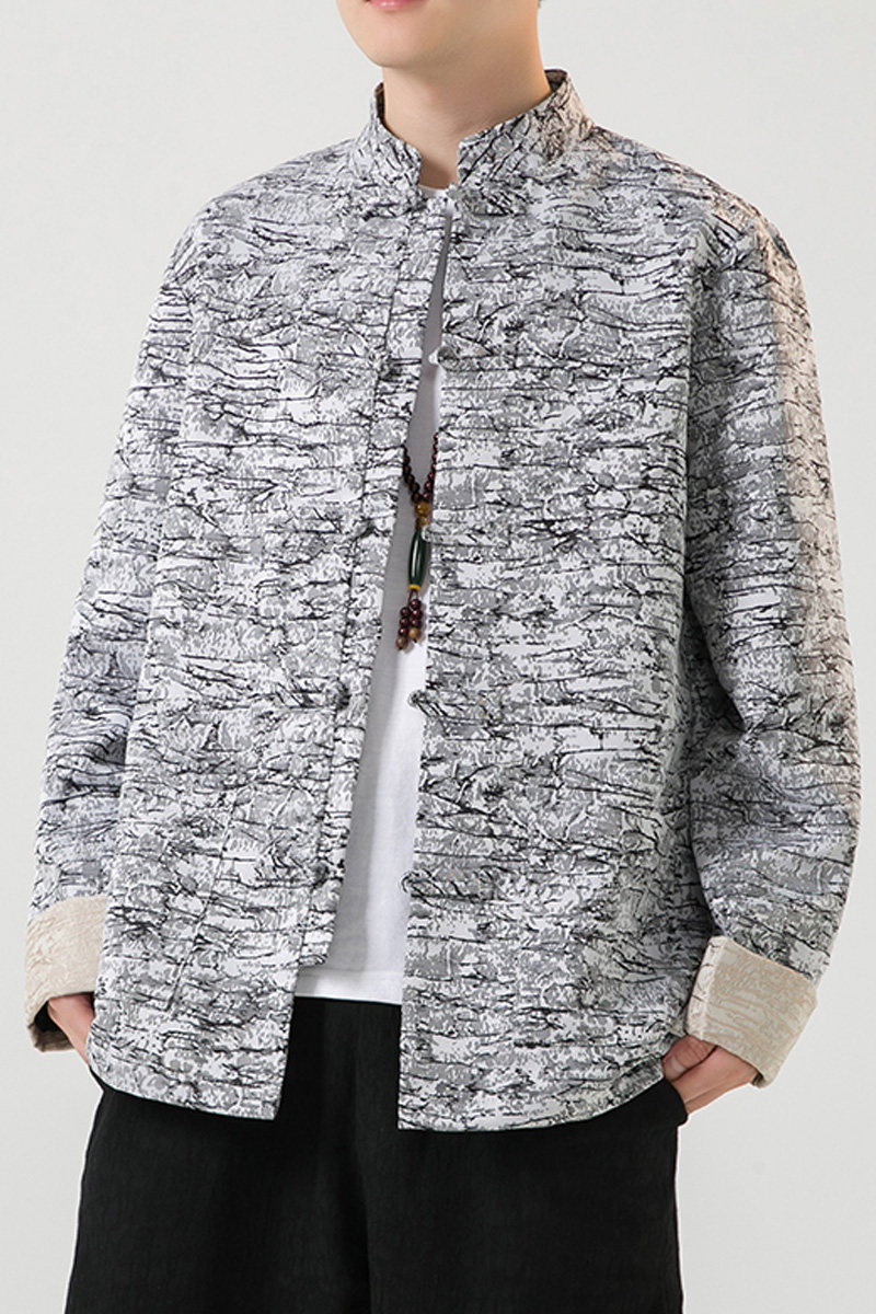 2024秋冬风男装复古盘扣中式唐装汉服夹克外套C229/Y751/P95,男装夹克,电商C229