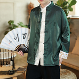 2024春夏新款风男装刺绣唐装汉服夹克外套大码C229/Y621/P85，男装民族服装，电商C229