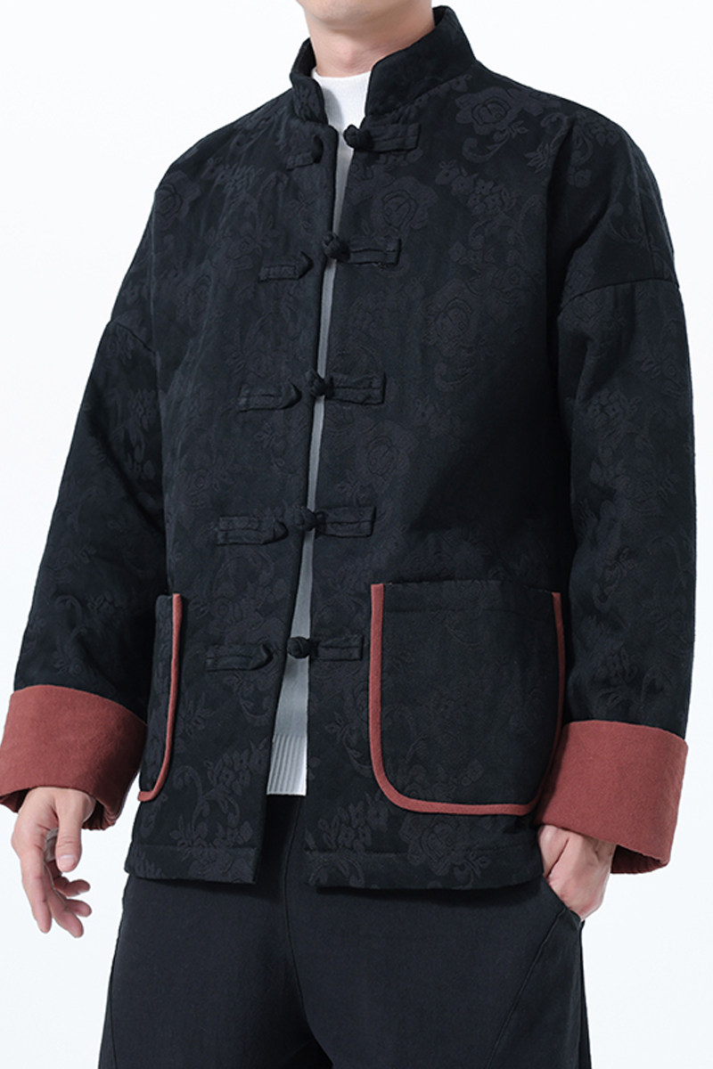 2025秋冬风男装棉麻唐装汉服外套棉衣棉袄C229-Y1128-P170,男装棉衣,电商C229