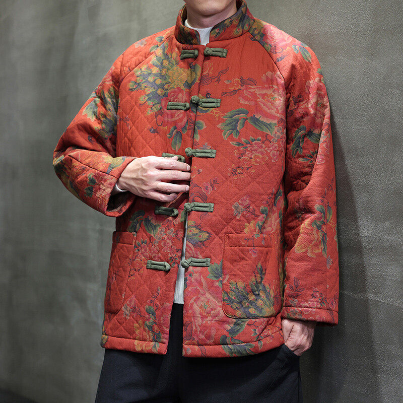 2025秋冬风男装中式唐装汉服夹克棉衣棉袄C229-Y1126-P160,男装夹克,电商C229