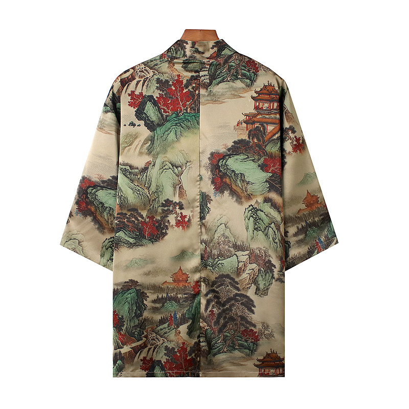 2023风男装冰丝唐装汉服盘扣复古中式衬衫衬衣C229/Y943/P68,男装衬衫,电商C229