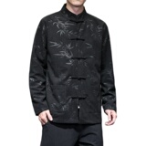 2024秋冬风男装灯芯绒印花唐装汉服夹克外套C229/Y788/P105，男装夹克，电商C229