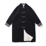 2024冬风男装中长款棉衣棉袄复古中式唐装汉服C229/MY48/P175，男装棉衣，电商C229