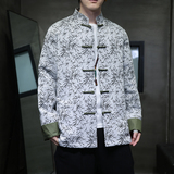 2025秋冬风男装提花唐装汉服夹克外套大码C229-Y1006-P105，男装夹克，电商C229