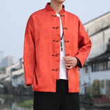 2024春夏新款风男装冰丝中式唐装汉服夹克外套C229/Y771/P100，男装夹克，电商C229