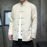 2025秋冬风男装唐装汉服中式棉衣外套大码C229-Y1117-P125，男装夹克，电商C229