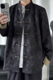 2024春夏风男装提花中式冰丝唐装汉服夹克外套C229/Y764/P100，男装夹克，电商C229