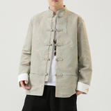2024秋冬风男装刺绣立领唐装盘扣汉服夹克外套C229/Y778/P115，男装夹克，电商C229