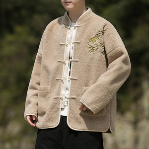2023秋冬风男装羊羔毛中式唐装汉服棉衣棉袄C229-Y792-P150图片