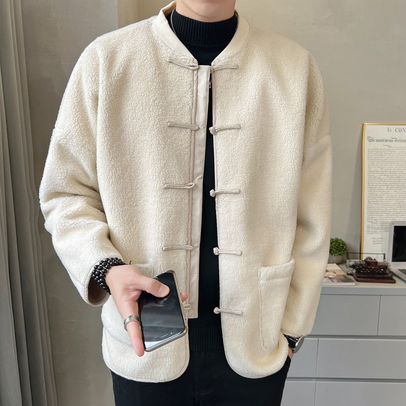 2023冬季风男装羊羔毛日系中式唐装棉衣棉袄C229/Y920/P140,男装棉衣,电商C229