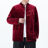 2025秋冬风男装刺绣唐装汉服夹克外套大码C229-Y1118-P115，男装夹克，电商C229