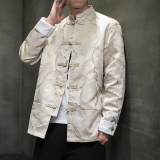 2024秋冬风男装刺绣中式盘扣唐装汉服夹克外套C229/Y778/P115，男装夹克，电商C229