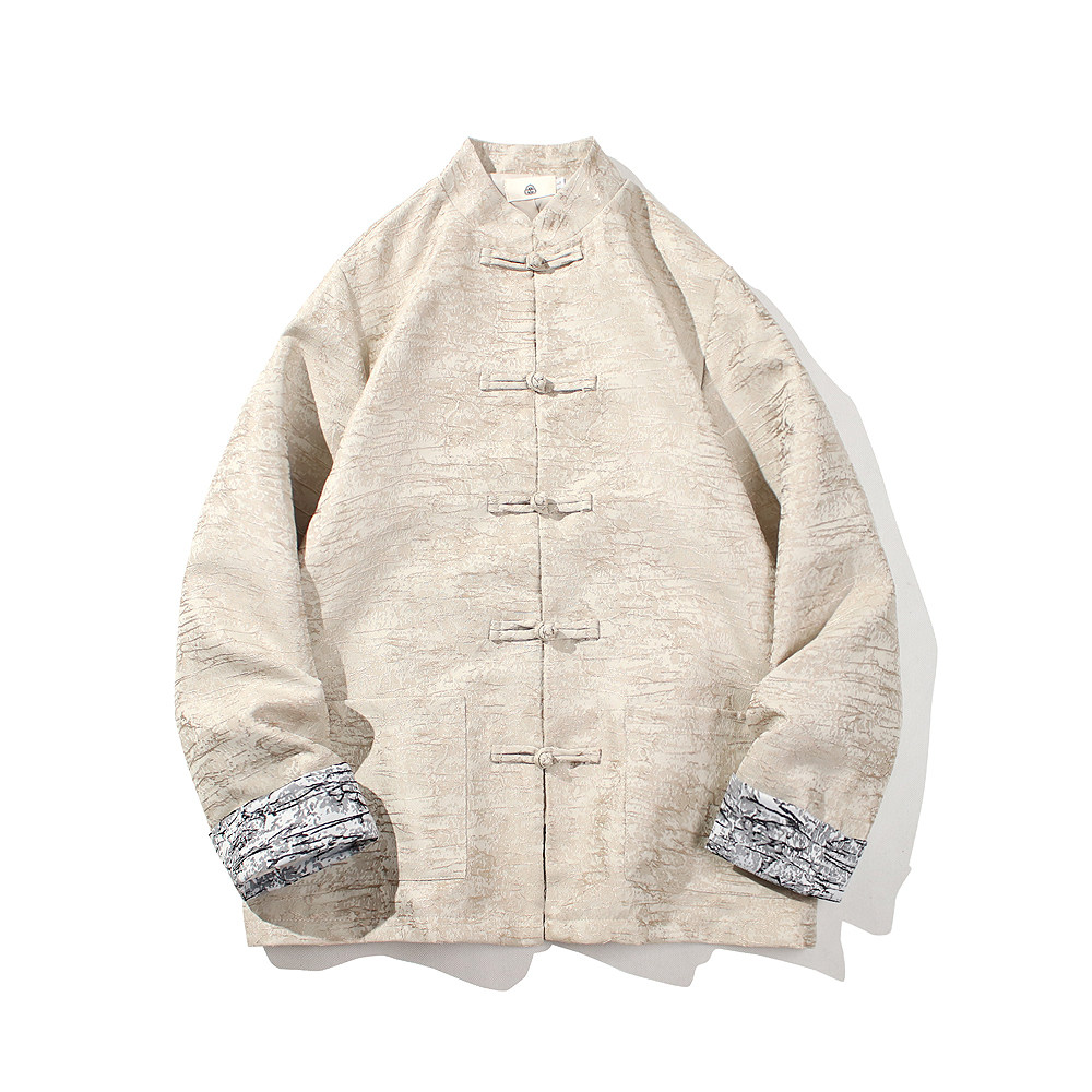 2024秋冬风男装复古中式盘扣唐装汉服夹克外套C229/Y751/P95,男装夹克,电商C229