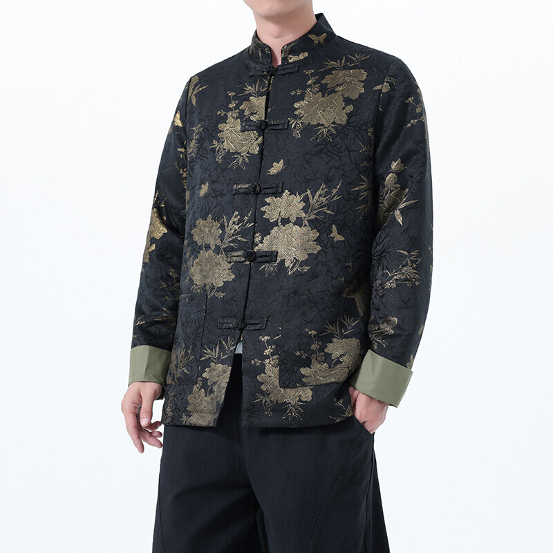 2025秋冬风男装印花唐装汉服夹克外套大码C229-Y1123-P120,男装夹克,电商C229