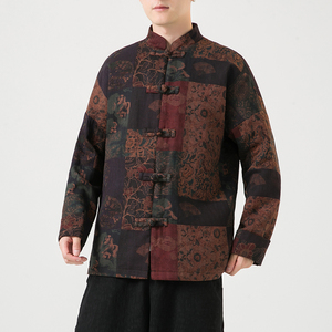2024秋冬风男装棉中式盘扣唐装汉服夹克外套C229/Y750/P100