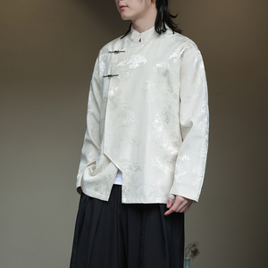 2024夏季风男装提花唐装汉服夹克外套C229-提花夹克组合-P100图片