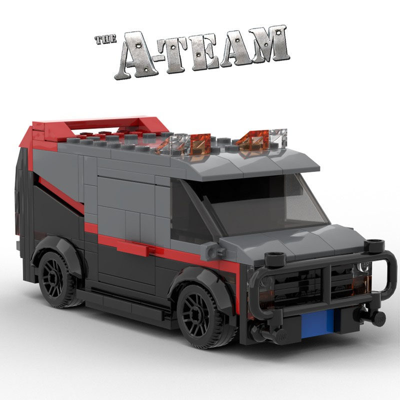 moc 适用乐高 汽车系列20604天龙特工队gmc拼插拼装积木玩具