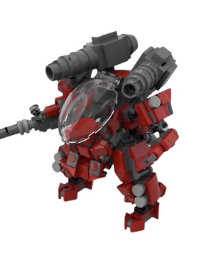 MOC-31979 阿尔法小队AF-02 03机器人机甲拼装益智积木模型玩具