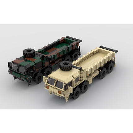 MOC积木军事 m977重型军用卡车模型 适用拼装积木玩具儿童男