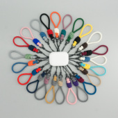 虾米家手工编织适用苹果airpodspro三代耳机挂绳定制ins手机挂绳