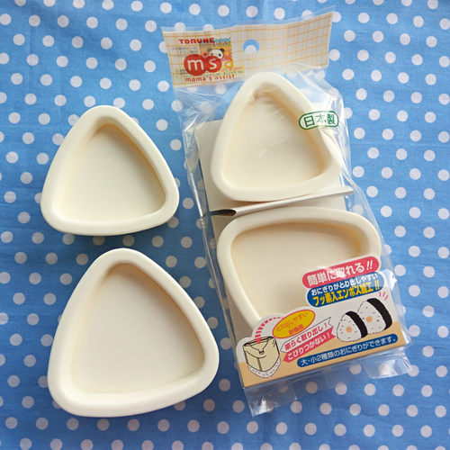 原装日本制 TORUNE DIY三角饭团模具 大小2个装 不粘模具