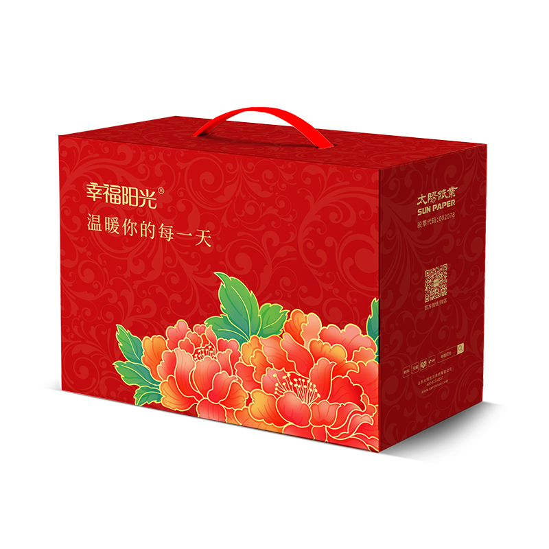 幸福阳光行政礼盒装过年过节喜庆专用走访集合整箱