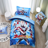 幼儿园被子三件套男孩全棉儿童被褥午睡宝宝婴儿小床品含芯六件套