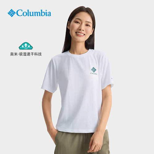 哥伦比亚速干T恤吸湿26春夏女子