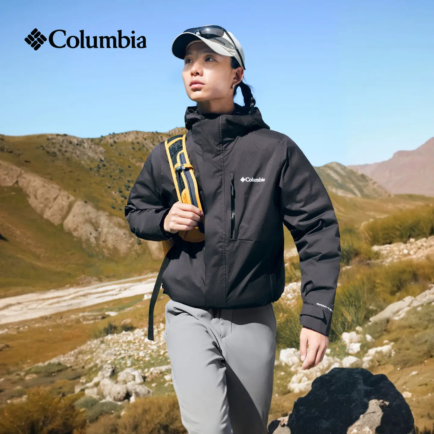 Columbia哥伦比亚男士26秋冬新款鹅绒羽绒三合一防水冲锋衣XE5599