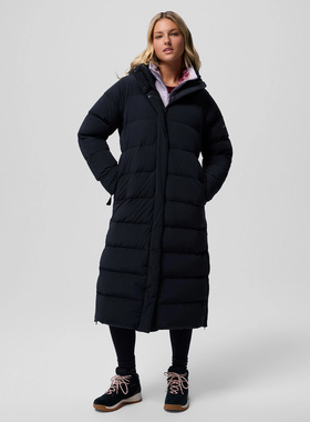 Columbia哥伦比亚羽绒服女25秋冬户外保暖中长款加厚羽绒衣WR7858