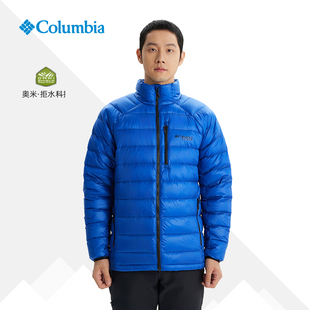 哥伦比亚羽绒服男25秋冬新品户外钛金700蓬鹅绒保暖外套WE5258