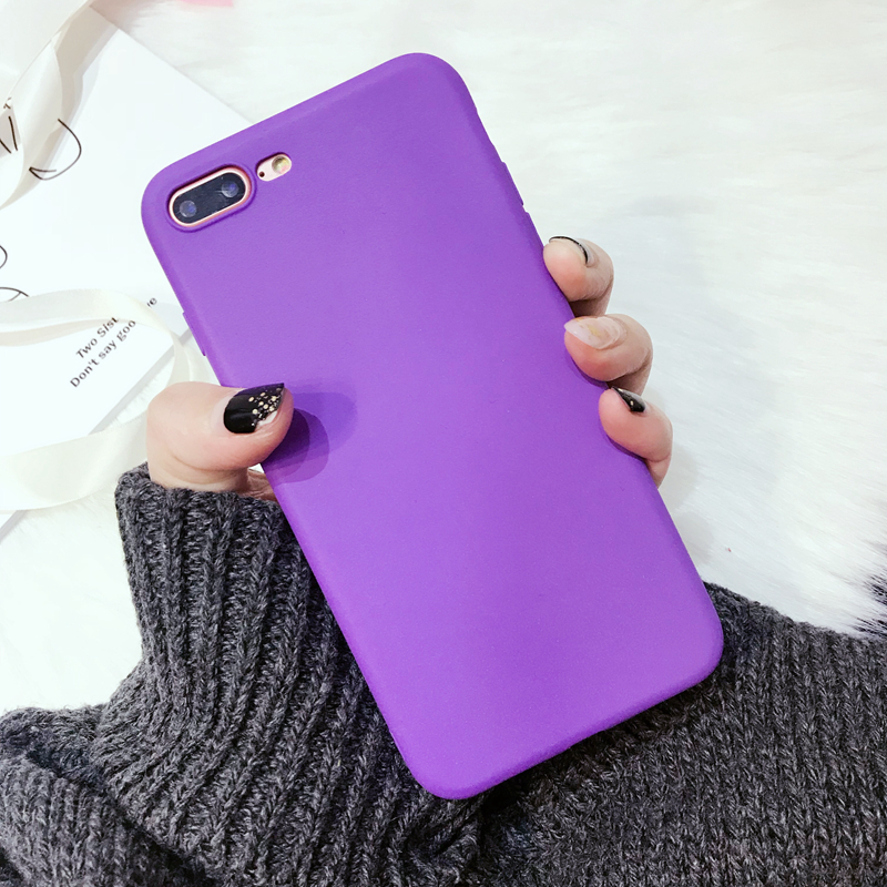 ʱÉÐÁ÷ÐÐ×Ïɫƻ¹û6sÊÖ»ú¿ÇiPhone7plus/8/X´´Òâ¸öÐÔÅ®¿îÈ«°üÈíÌ×