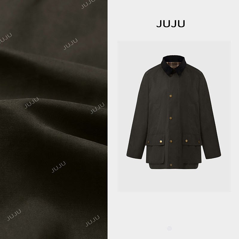 JUJU | 夹克巴恩风外套 复古风工装风衣