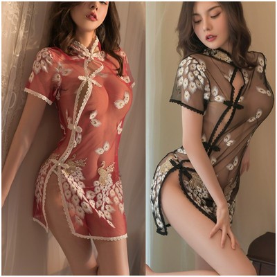 其他睡裙改良薄款中式旗袍套装