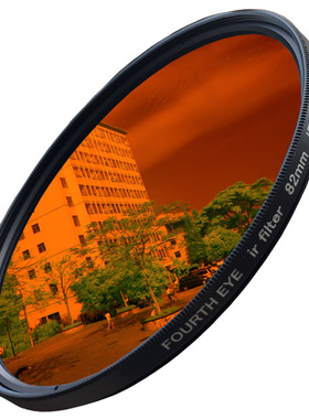Fourth Eye红外滤镜52/58/67/77/82mm特效单反相机透视IR滤光镜片