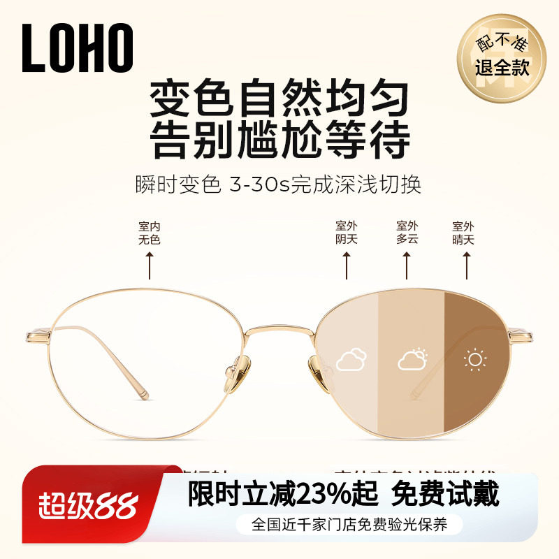 【全国连锁】LOHO感光变色眼镜