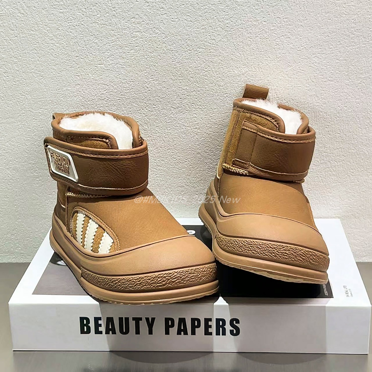 真皮儿童雪地靴2025冬季加绒保暖