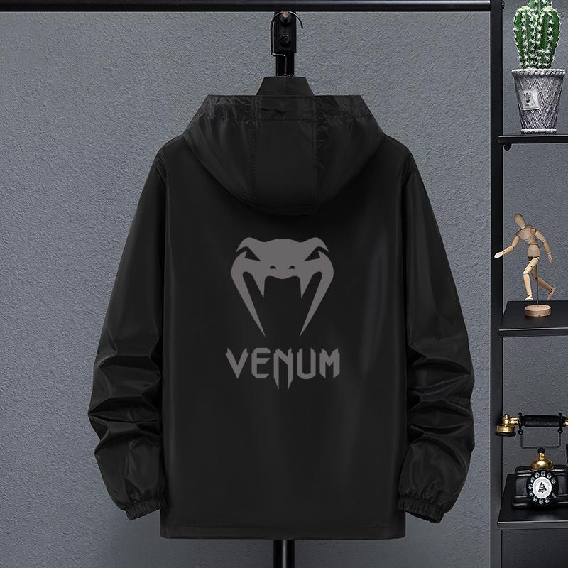 男士毒蛇风衣外套反光毒液UFC格斗运动潮流休闲春秋大码宽松上衣