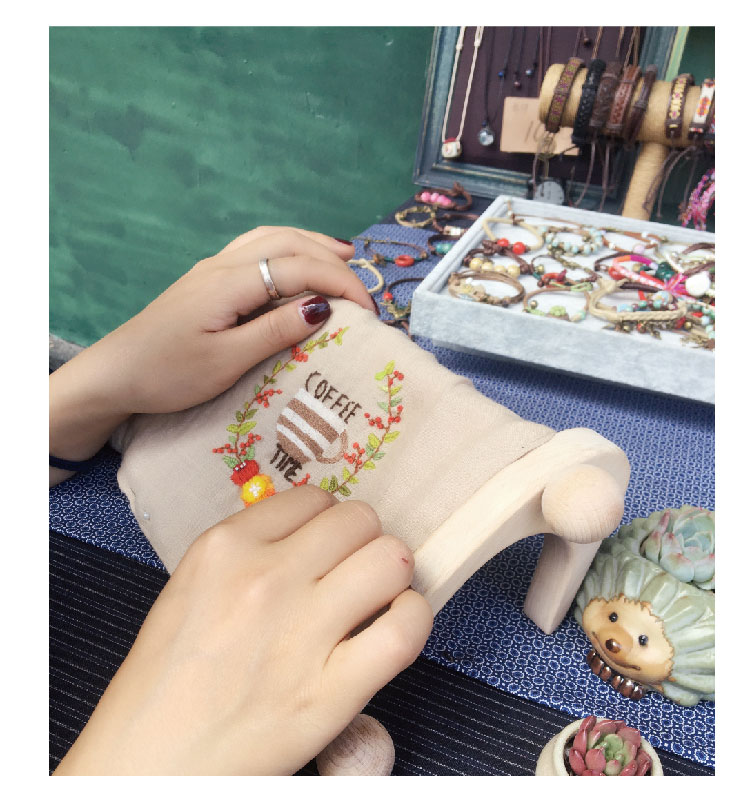 [青 简]手工刺绣实木绣架 欧式刺绣迷你台式绣绷架 创意刺绣工具|ruв категории домашний ткань, вышивка крестом и инструментов, принадлежностей, вышивка крестом инструмент, вышивка рамы - от Buy2taobao.com для оказания профессиональной услуги покупки агента Taobao