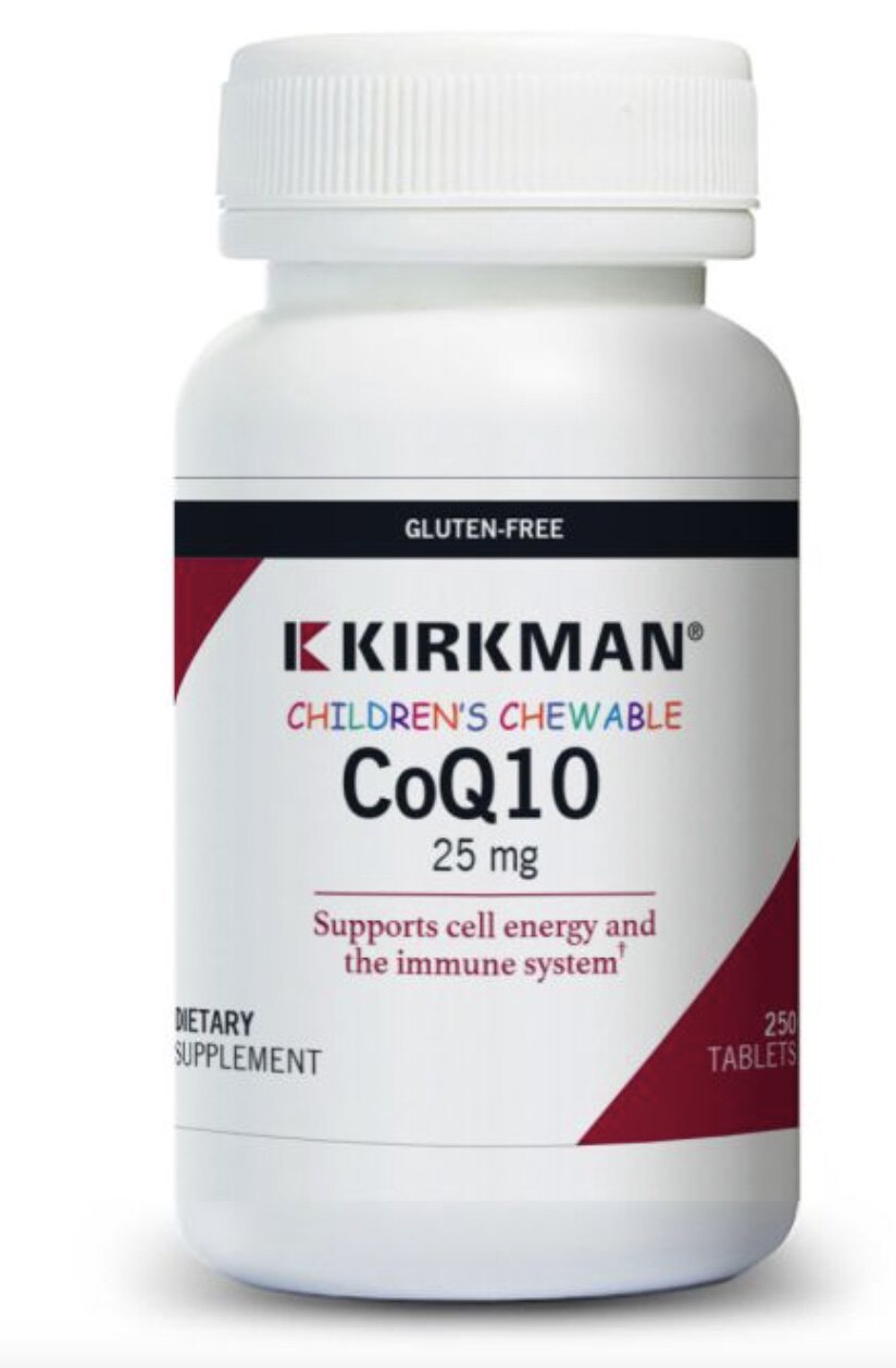 官方正品美国儿科儿童q10心肌保护心脏儿童辅酶q10250片咀嚼现货