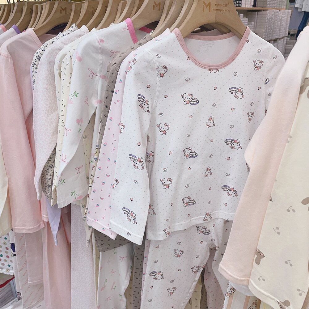 女童内衣套装纯棉春秋款