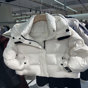 小个子连帽羽绒服外套2025冬款 短款 女面包服 韩版 042R530商场同款