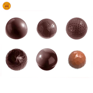 三能 比利时Chocolate World 半圆球形星空塑料巧克力模具CW1217